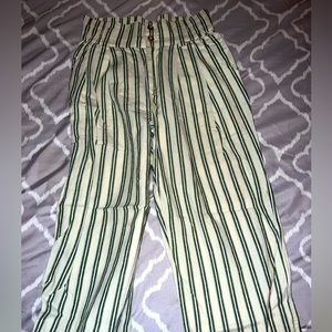 baggy greenish pants!